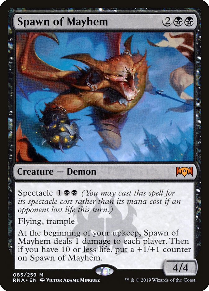 Spawn of Mayhem [Ravnica Allegiance] Foil