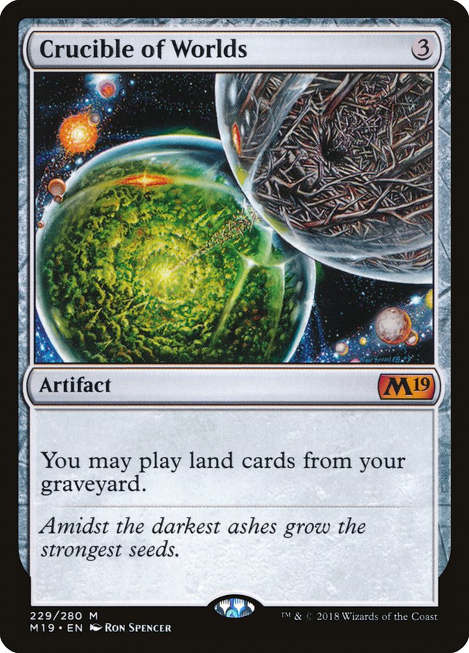 Crucible of Worlds [Core Set 2019] Foil
