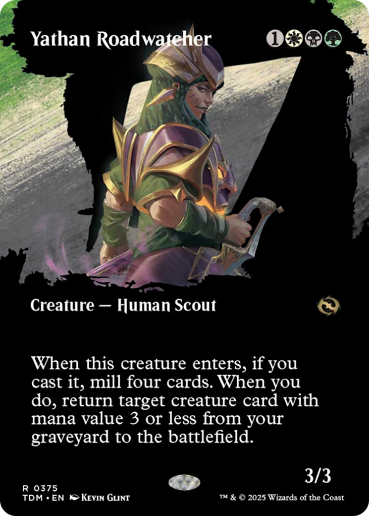 Yathan Roadwatcher (Borderless) [Tarkir: Dragonstorm] Foil