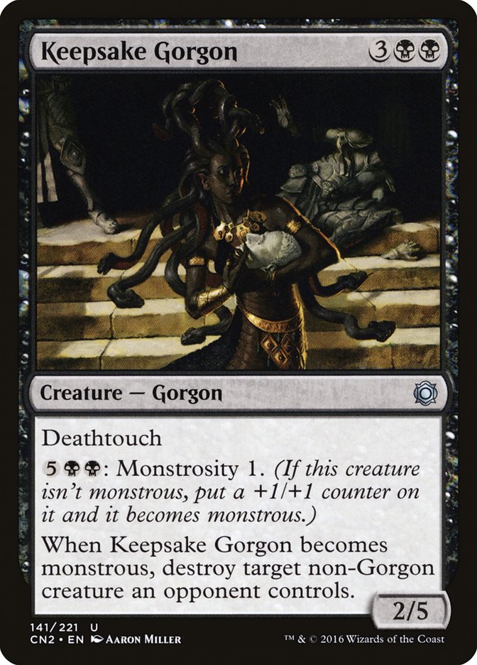 Keepsake Gorgon [Conspiracy: Take the Crown] Foil