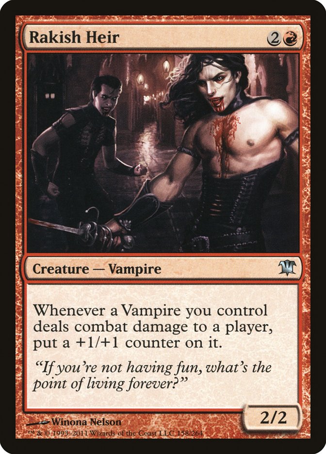 Rakish Heir [Innistrad] Foil