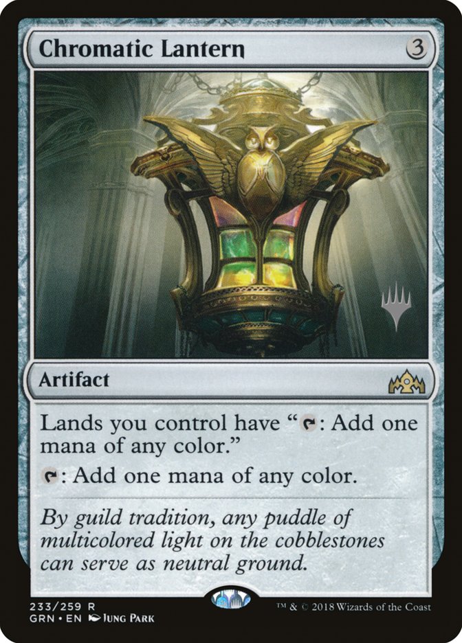 Chromatic Lantern (Promo Pack) [Guilds of Ravnica Promos] Foil