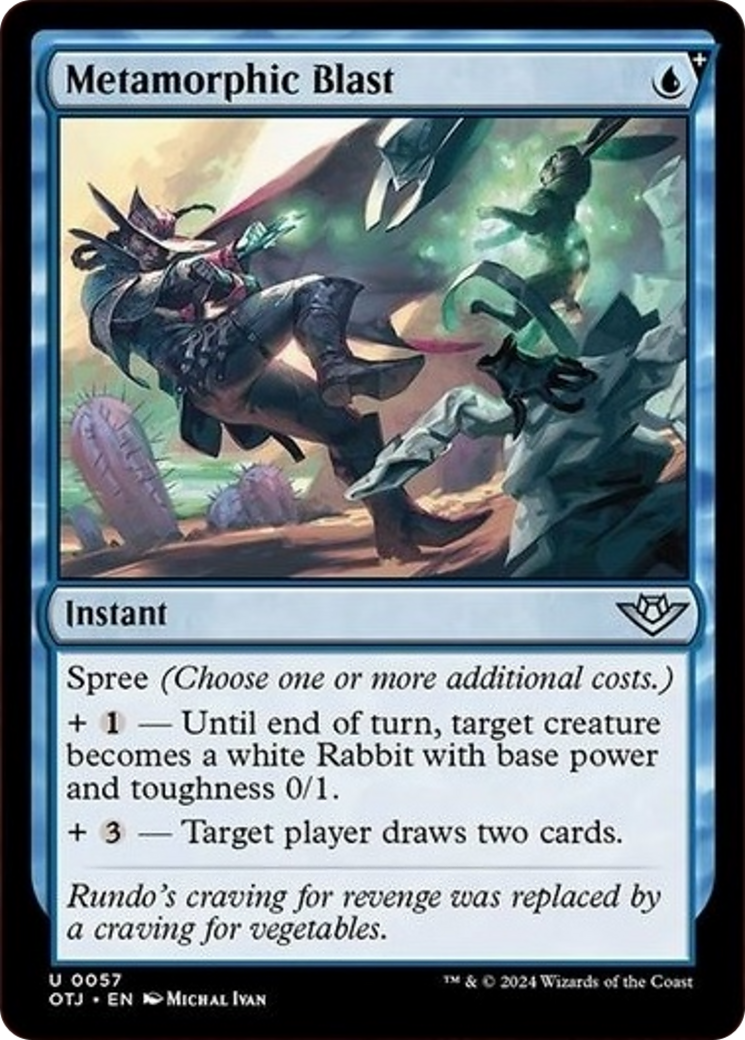 Metamorphic Blast [Outlaws of Thunder Junction] Foil