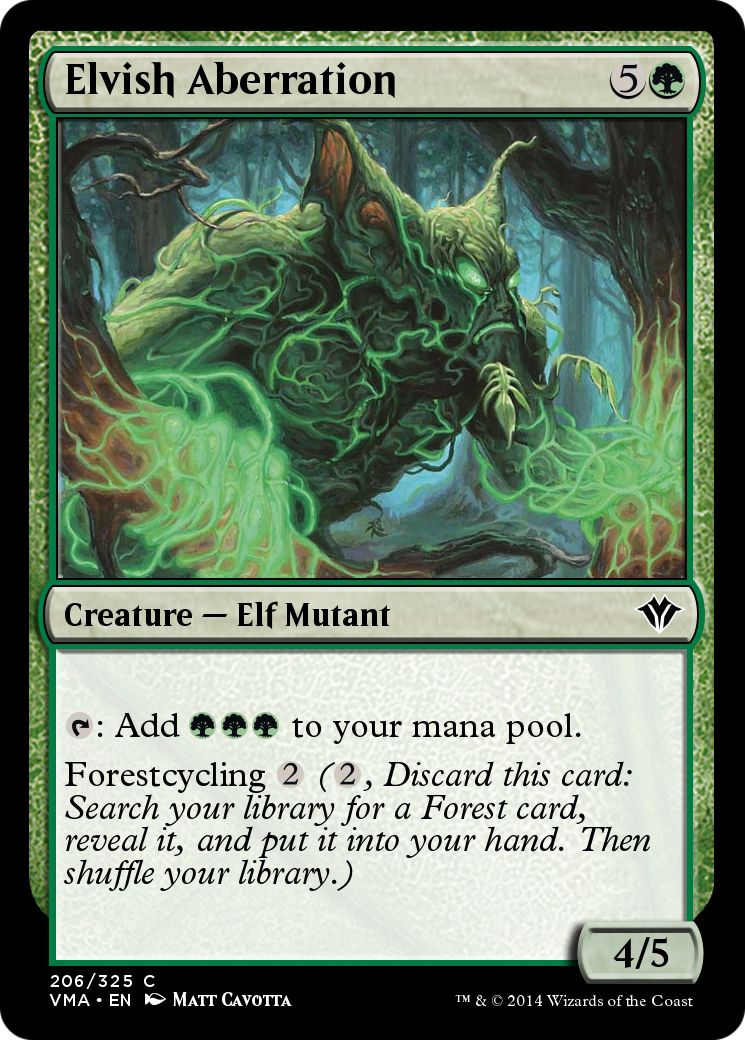 Elvish Aberration  [Vintage Masters] Foil