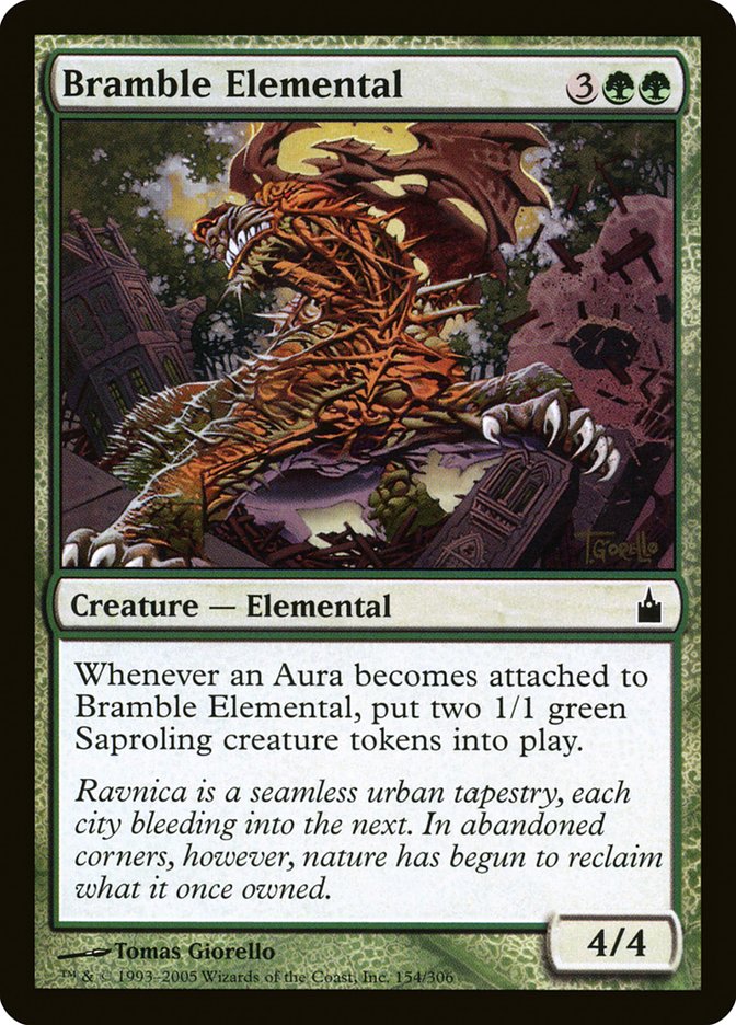 Bramble Elemental [Ravnica: City of Guilds] Foil