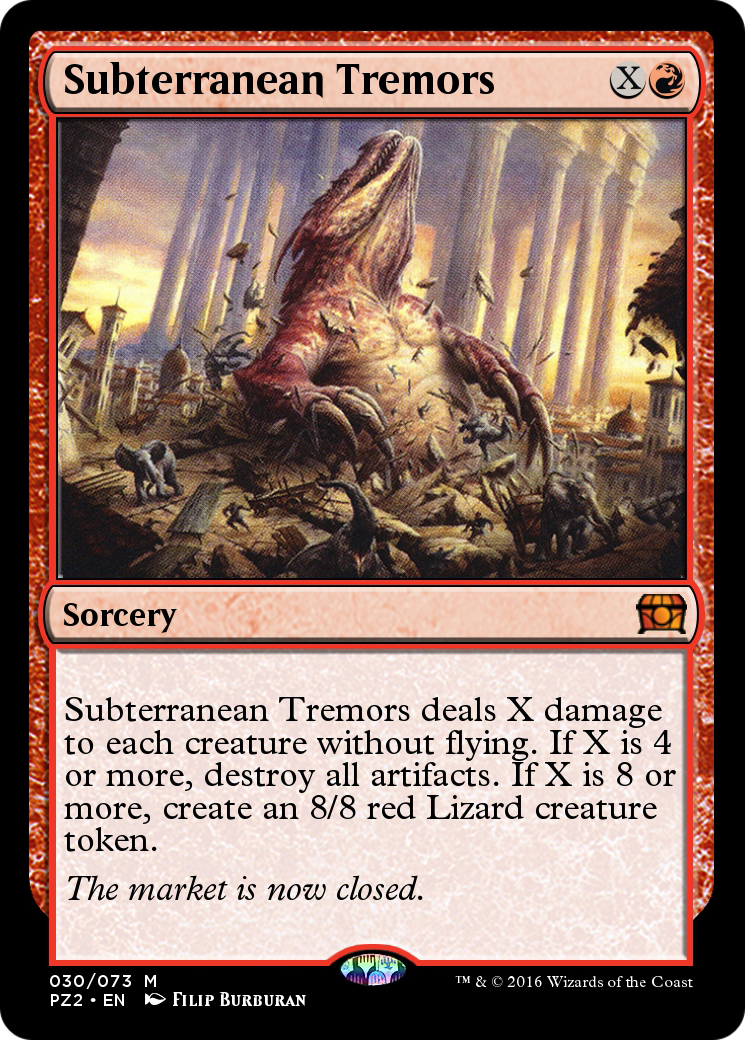 Subterranean Tremors  [Treasure Chest]