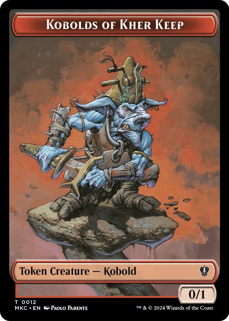 Kobolds of Kher Keep  [Murders at Karlov Manor Commander Tokens] Foil