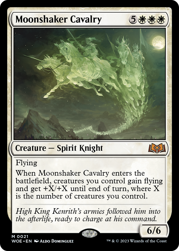 Moonshaker Cavalry [Wilds of Eldraine] Foil