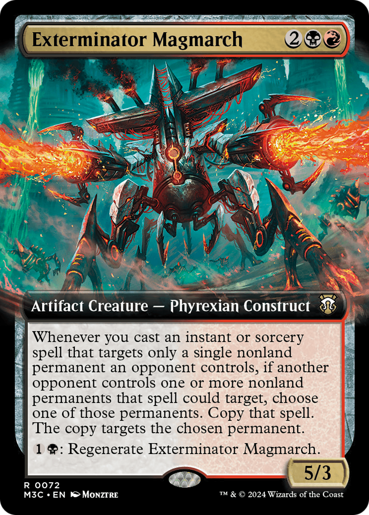 Exterminator Magmarch (Extended Art) [Modern Horizons 3 Commander] Foil