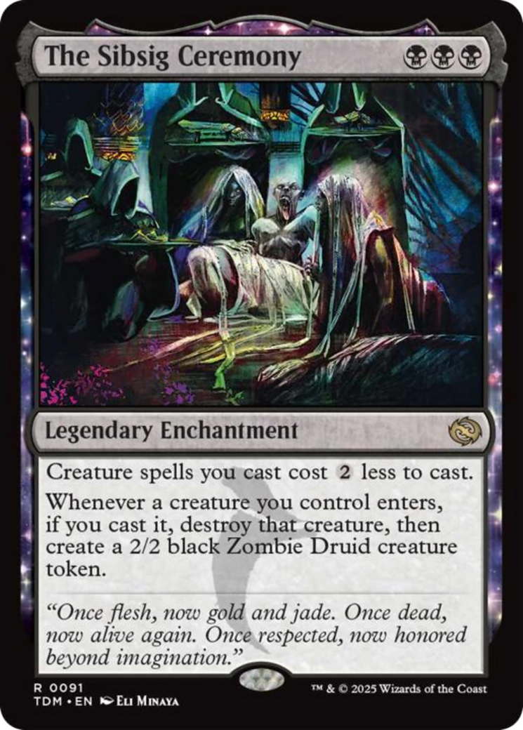 The Sibsig Ceremony [Tarkir: Dragonstorm] Foil