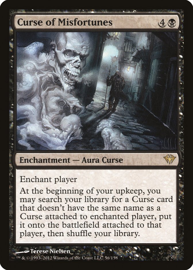 Curse of Misfortunes [Dark Ascension] Foil