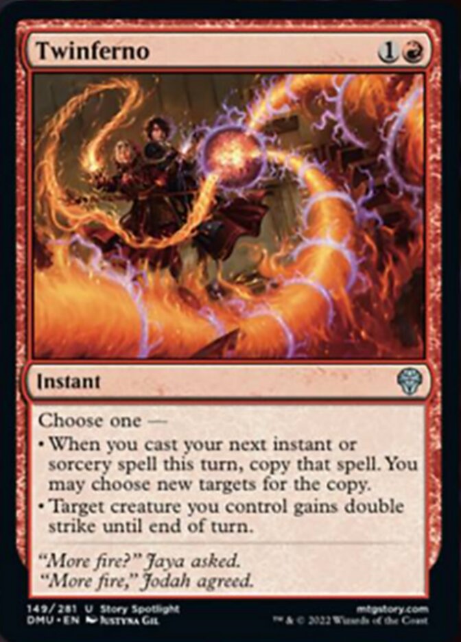 Twinferno [Dominaria United] Foil