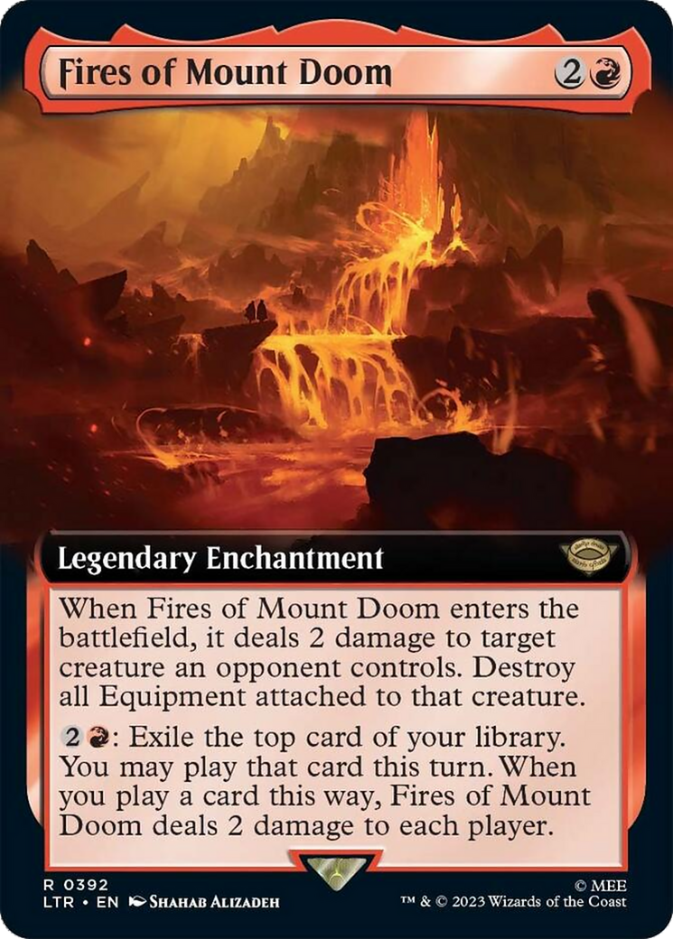 Fires of Mount Doom (Extended Art) [The Lord of the Rings: Tales of Middle-Earth] Foil