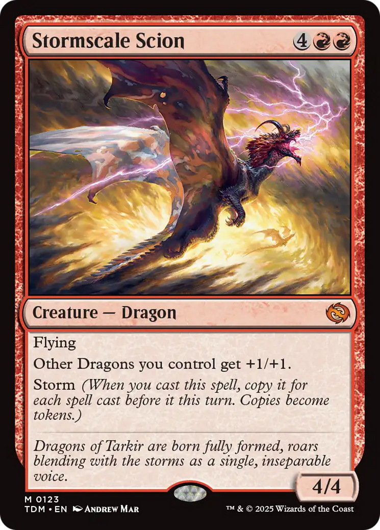 Stormscale Scion [Tarkir: Dragonstorm] Foil