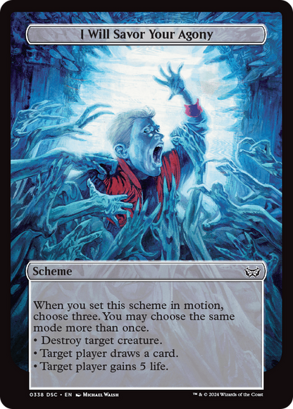 I Will Savor Your Agony (Full Art) [Duskmourn: Archenemy] Foil