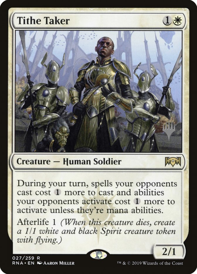 Tithe Taker (Promo Pack) [Ravnica Allegiance Promos] Foil
