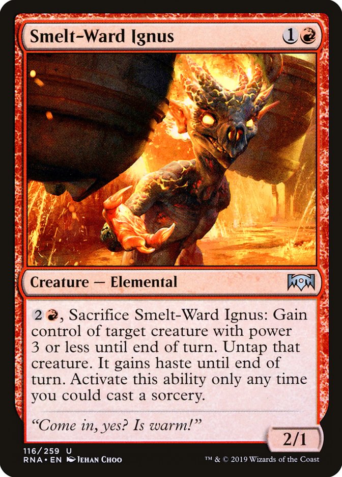 Smelt-Ward Ignus [Ravnica Allegiance] Foil