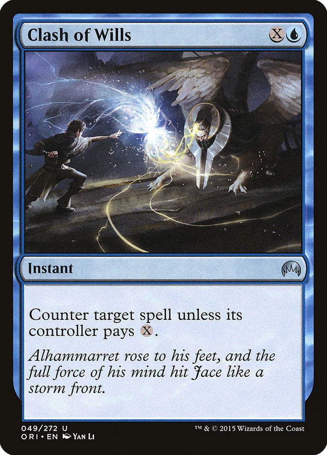 Clash of Wills [Magic Origins] Foil