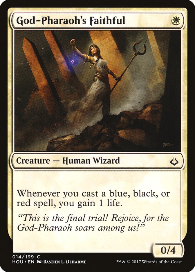 God-Pharaoh's Faithful [Hour of Devastation] Foil