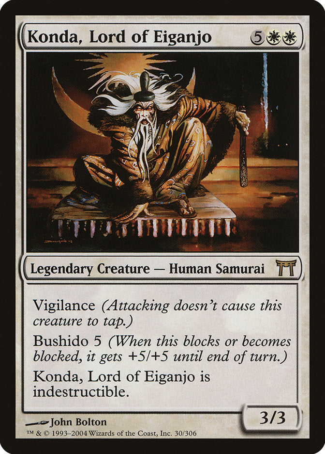 Konda, Lord of Eiganjo [Champions of Kamigawa] Foil