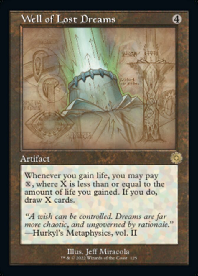 Well of Lost Dreams (Retro Schematic) [The Brothers' War Retro Artifacts] Foil