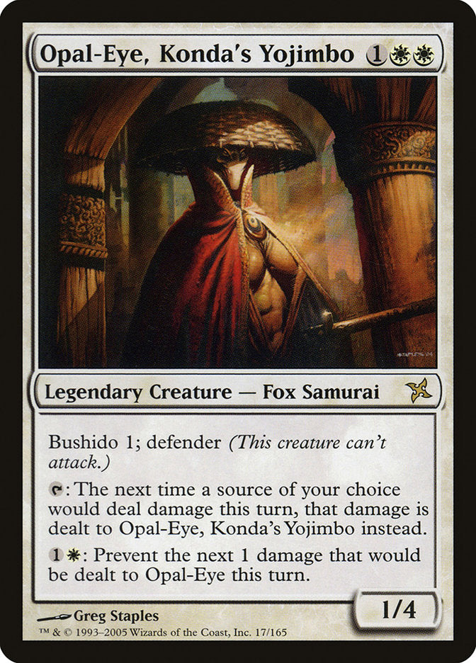 Opal-Eye, Konda's Yojimbo [Betrayers of Kamigawa] Foil