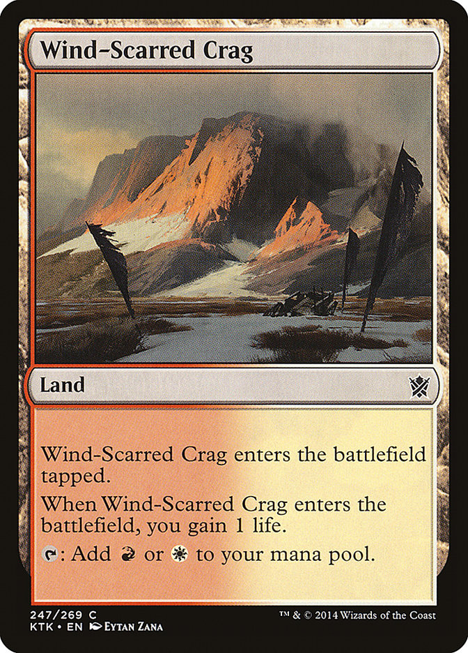 Wind-Scarred Crag [Khans of Tarkir] Foil