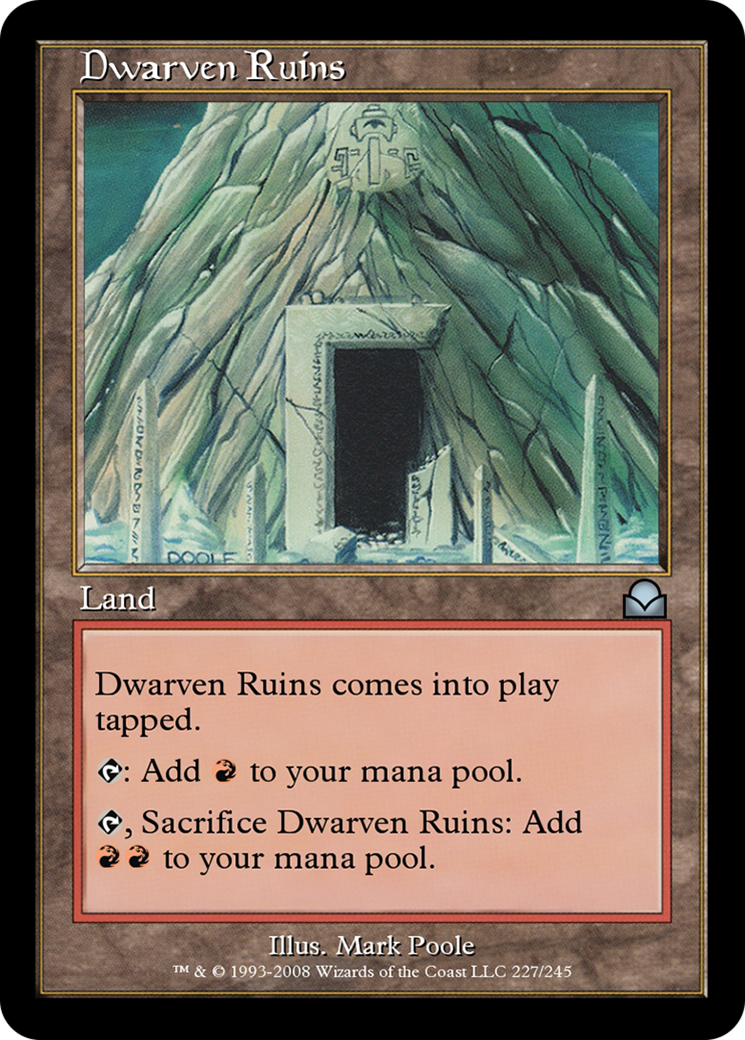 Dwarven Ruins  [Masters Edition II] Foil