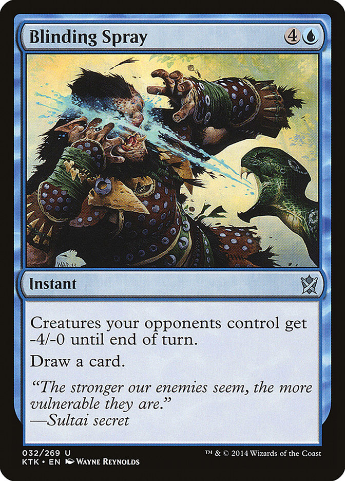 Blinding Spray [Khans of Tarkir] Foil