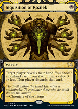 Inquisition of Kozilek [Strixhaven: School of Mages Mystical Archive] Foil