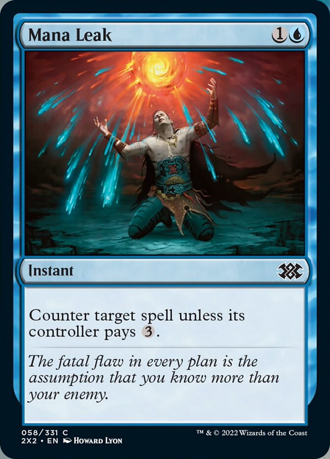 Mana Leak [Double Masters 2022] Foil