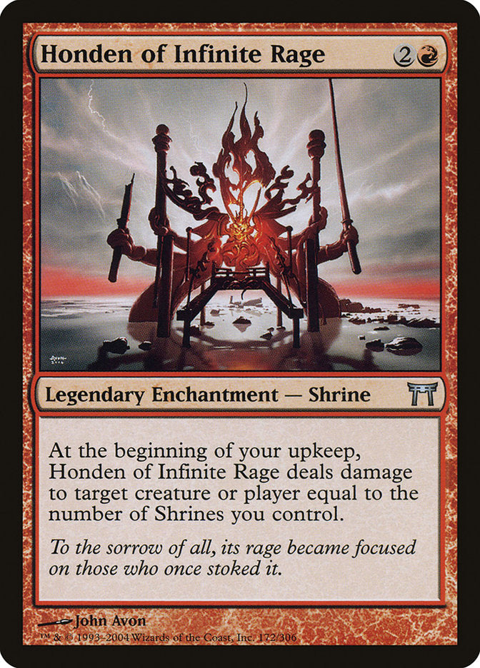 Honden of Infinite Rage [Champions of Kamigawa] Foil