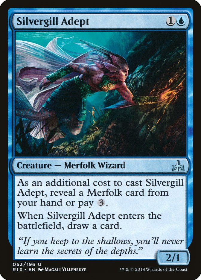 Silvergill Adept [Rivals of Ixalan] Foil