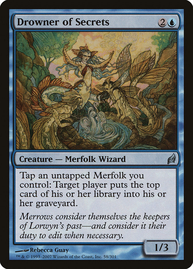 Drowner of Secrets [Lorwyn] Foil