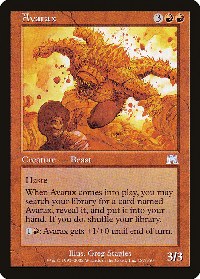 Avarax [Onslaught] Foil