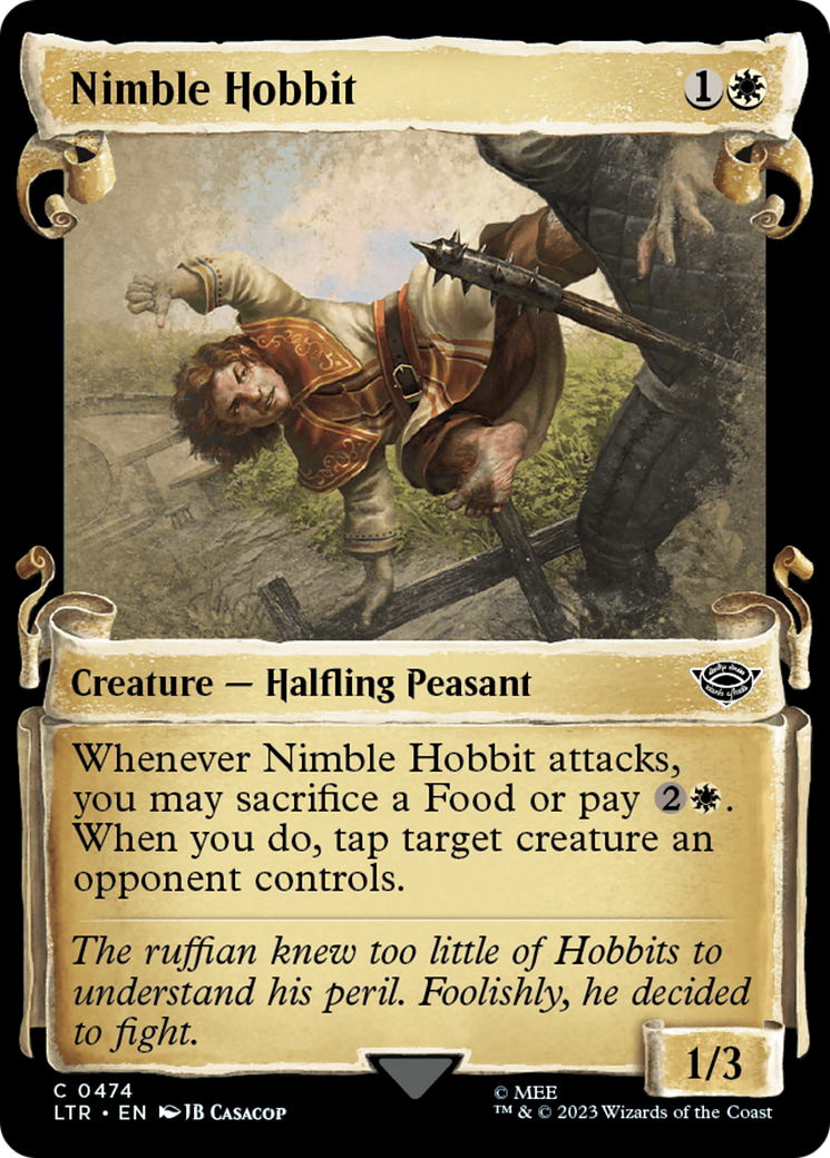 Nimble Hobbit [The Lord of the Rings: Tales of Middle-Earth Showcase Scrolls] Foil