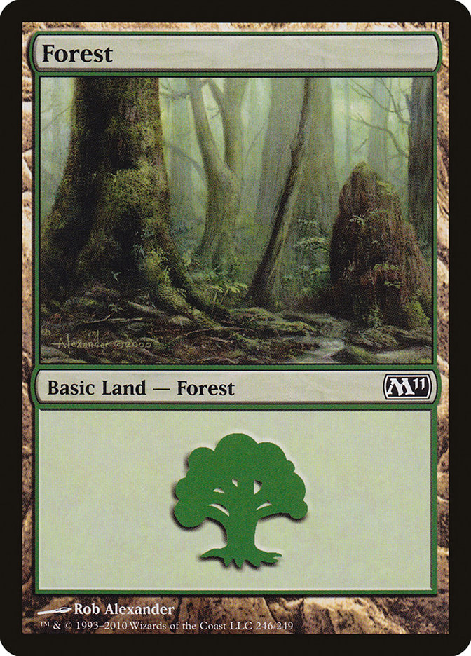 Forest (246) [Magic 2011] Foil
