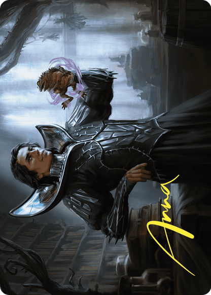 Spiteful Hexmage // Spiteful Hexmage  [Wilds of Eldraine Art Series] (Borderless) Foil