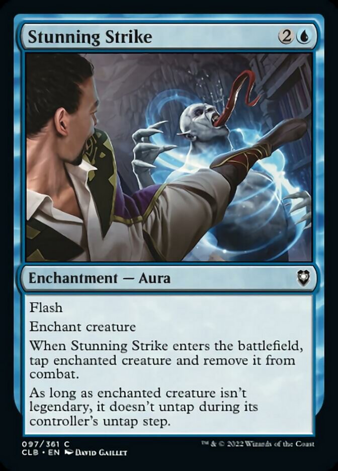 Stunning Strike [Commander Legends: Battle for Baldur's Gate] Foil