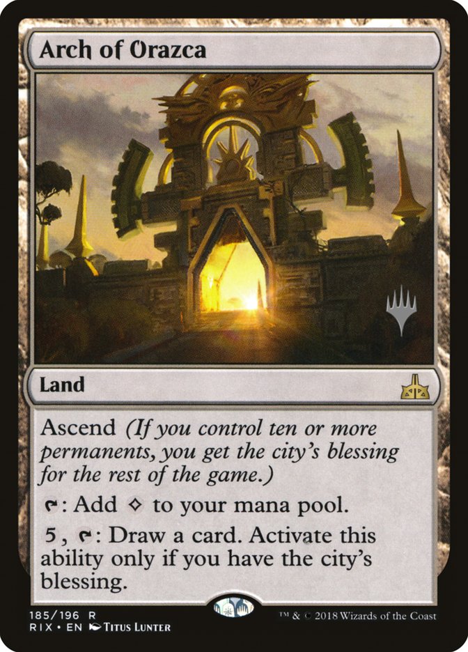 Arch of Orazca (Promo Pack) [Rivals of Ixalan Promos] Foil