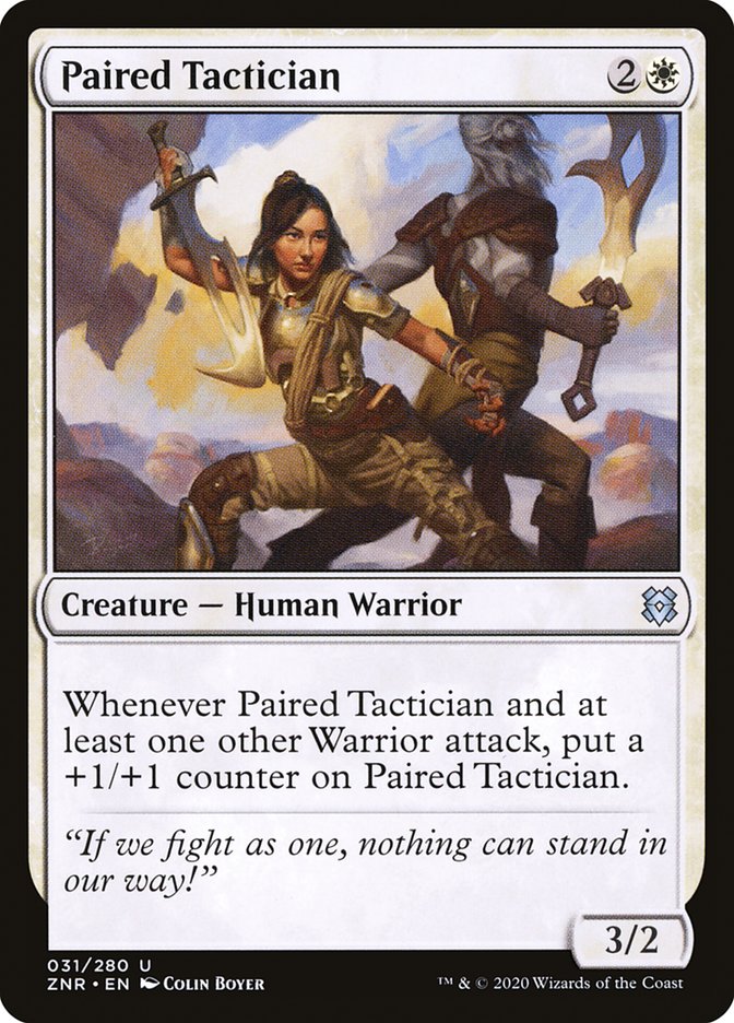 Paired Tactician [Zendikar Rising] Foil