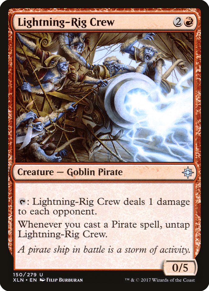 Lightning-Rig Crew [Ixalan] Foil