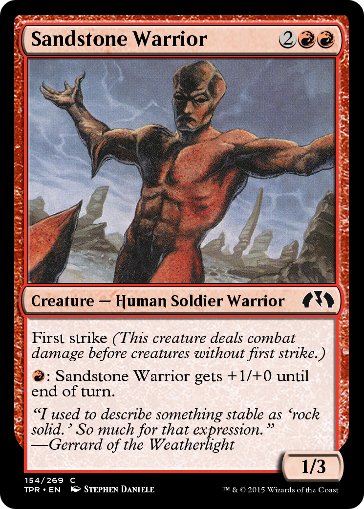 Sandstone Warrior  [Tempest Remastered]