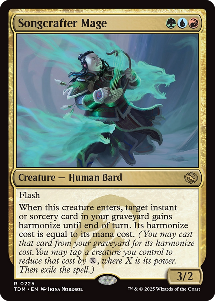 Songcrafter Mage [Tarkir: Dragonstorm] Foil