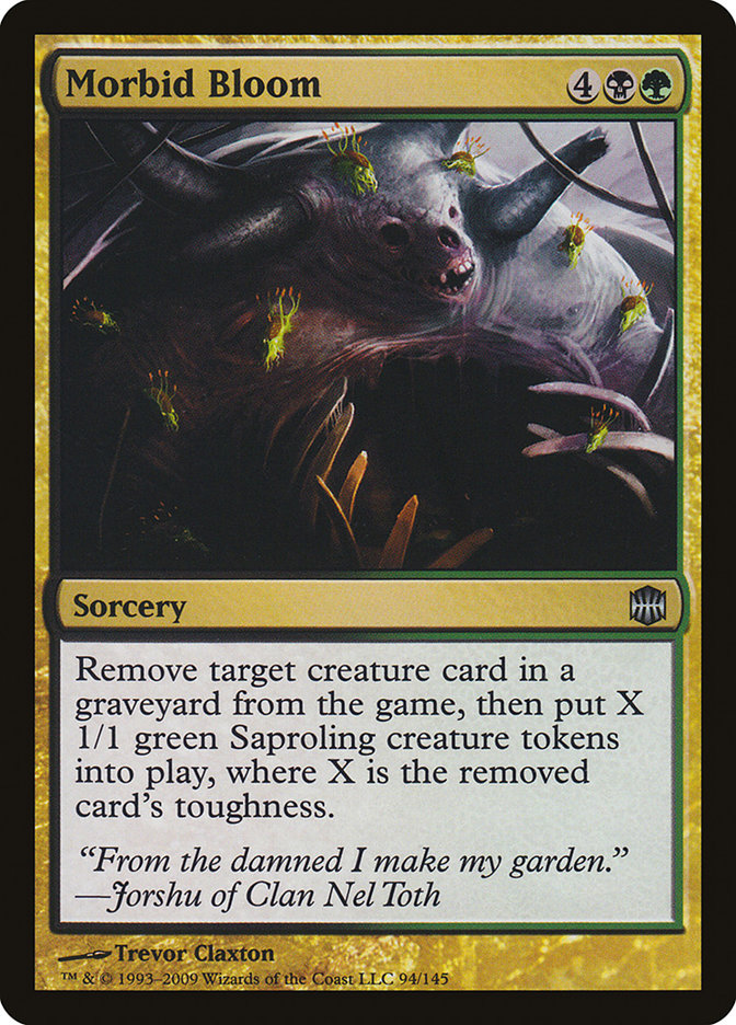 Morbid Bloom [Alara Reborn] Foil