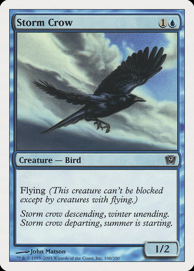Storm Crow [Ninth Edition] Foil