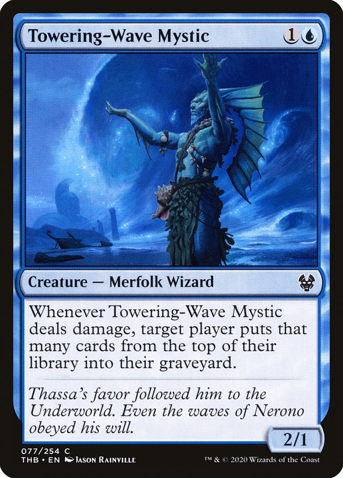 Towering-Wave Mystic [Theros Beyond Death] Foil