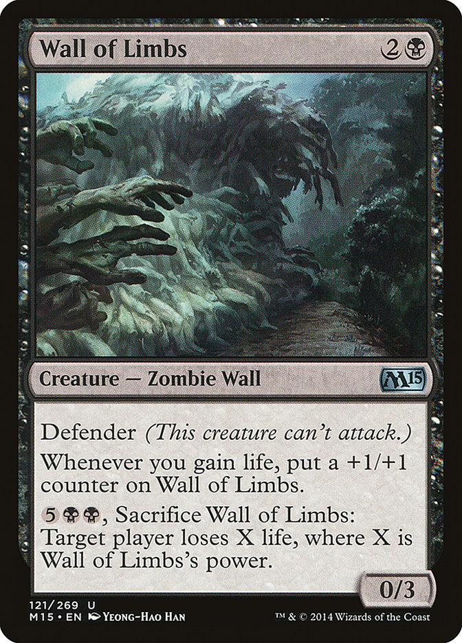 Wall of Limbs [Magic 2015] Foil