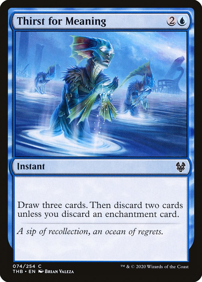 Thirst for Meaning [Theros Beyond Death] Foil
