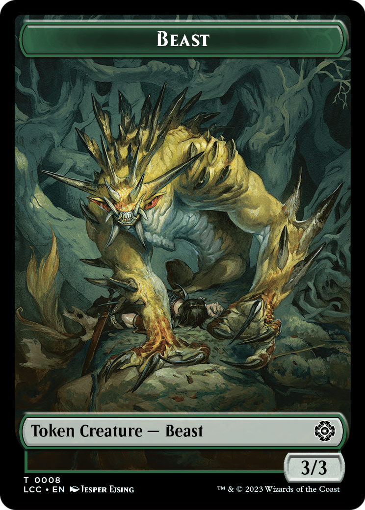 Beast  [The Lost Caverns of Ixalan Commander Tokens] Foil